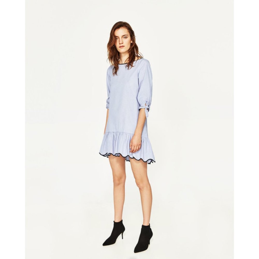 ZARA STRIPED DRESS - Picture 2 of 4